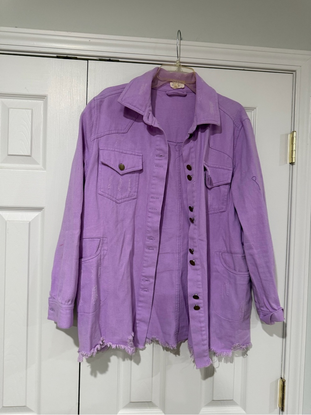 Lavender Utility Jacket - Women Jackets & Coats